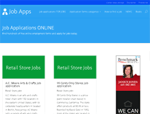 Tablet Screenshot of jobs-applications.com